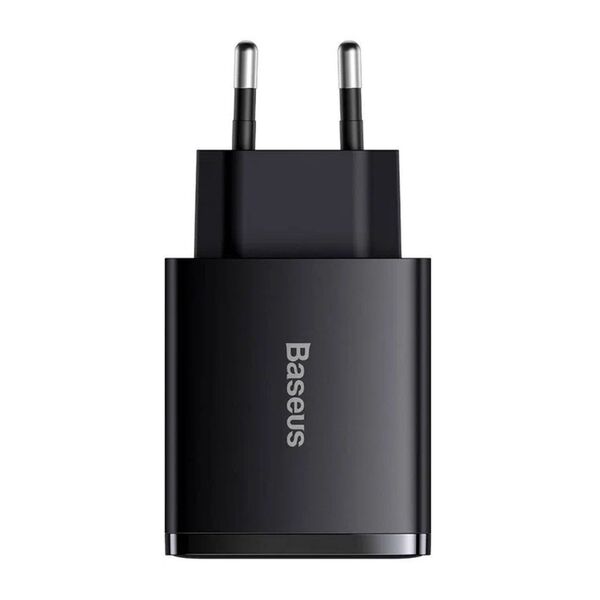 Зарядное устройство Baseus Compact 30W 2USB+USB-C Черный