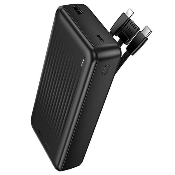 Внешний аккумулятор Borofone 20000 mAh BJ79A + кабели Черный