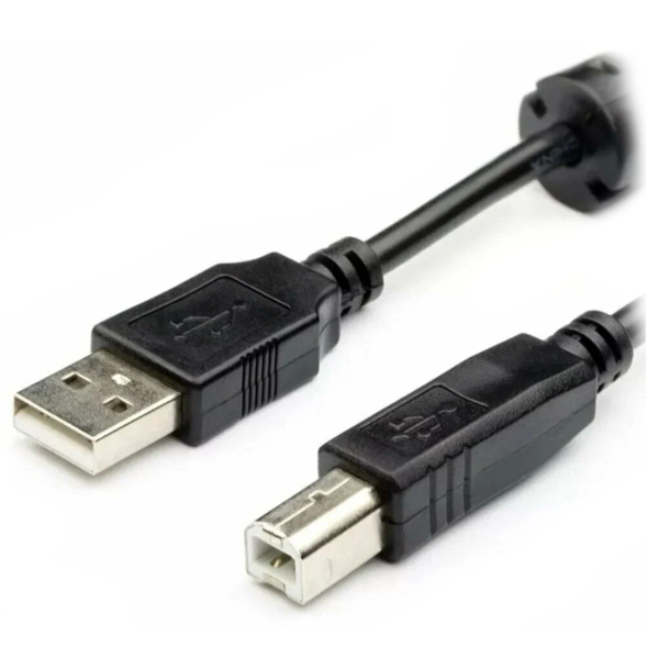 Кабель USB-A/USB-B Cantell 5м (принтер) Черный