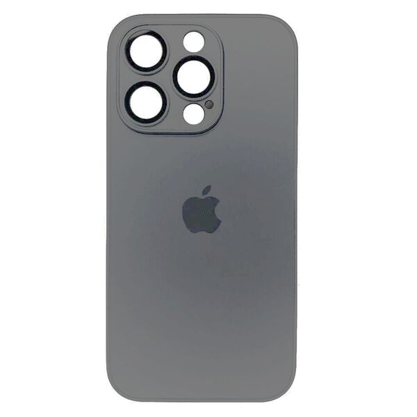 Чехол для iPhone 15 Pro Max накладка Magsafe AG-Glass Матовый Серый