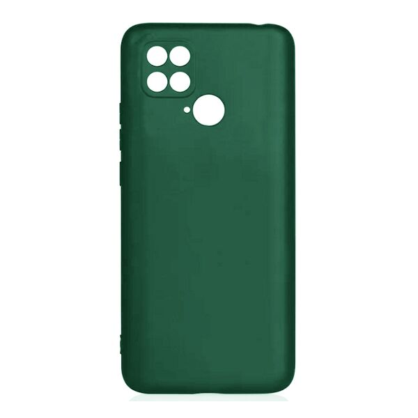Чехол Xiaomi Redmi 10C/POCO C40 накладка Soft Touch Темно-зеленый