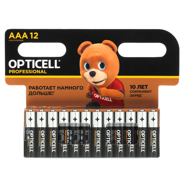 Батарейка алкалиновая AAA Opticell LR03 BL20