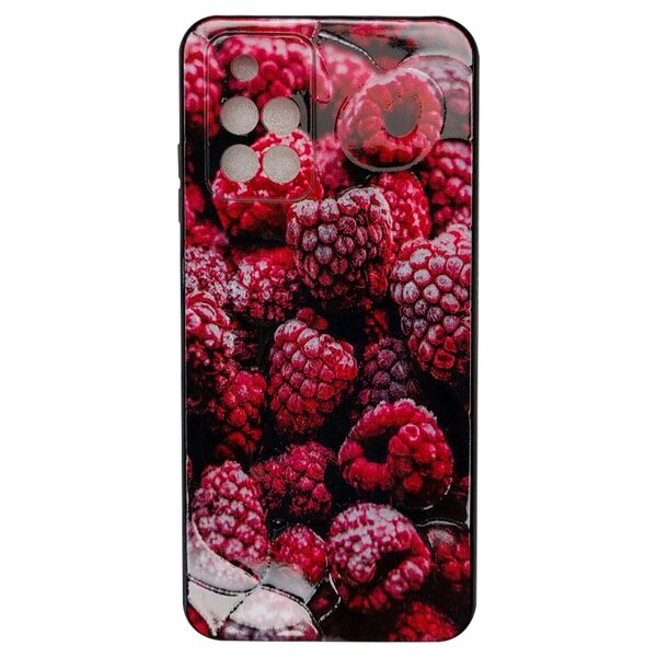 Чехол Xiaomi Redmi 10/Redmi 10 Prime накладка силиконовый принт Малина