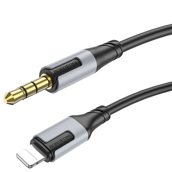 Кабель 3.5/Lightning Borofone BL19 1м Черный