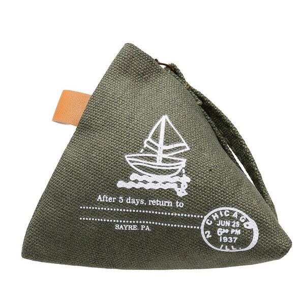 Чехол для наушников универсальный текстильный Зеленый