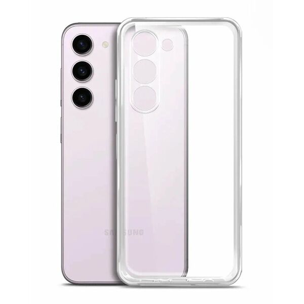 Чехол Samsung S23 FE накладка силиконовый Прозрачный