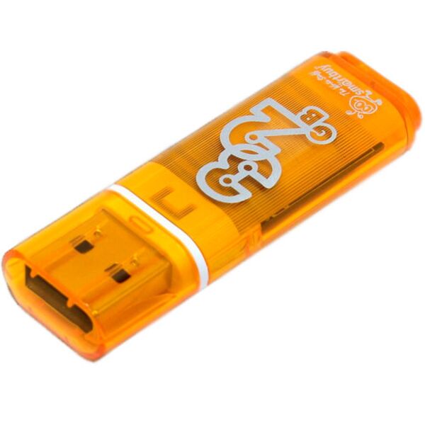 Флеш память USB 32Gb Smart Buy Glossy Оранжевый