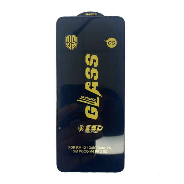 Защитное стекло Xiaomi Redmi 15C/Poco C85 Borasco Черный