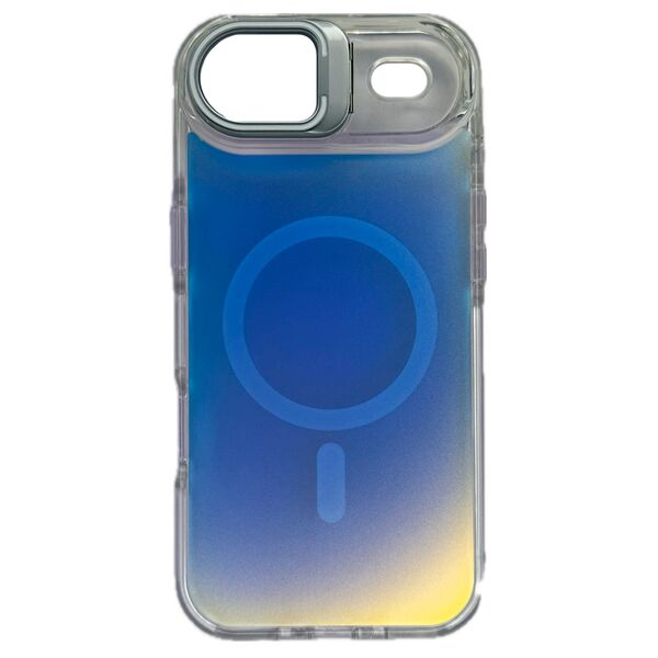 Чехол для iPhone 17 Air накладка SkyArmor RAINBOW MagSafe камера-подставка Белый