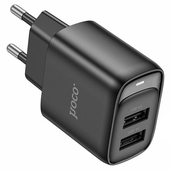 Зарядное устройство Hoco C141A 20W 2USB Черный
