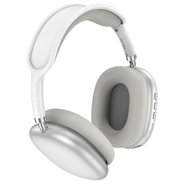 Наушники Bluetooth Borofone BO22 Plus полноразмерные Серебряный