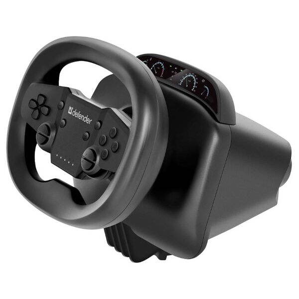 Руль игровой Defender Meteor беспроводной Черный