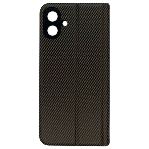 Чехол Samsung A07 книжка карбон Коричневый