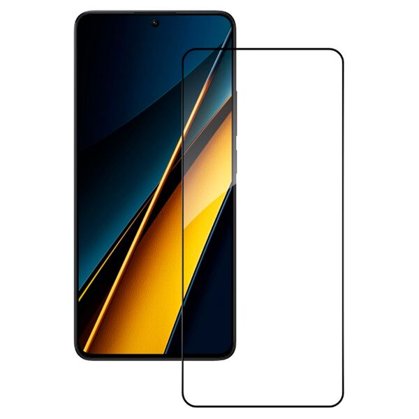 Защитное стекло Xiaomi POCO X6 Pro 5G 5D 9H AG Matte Матовый Черный