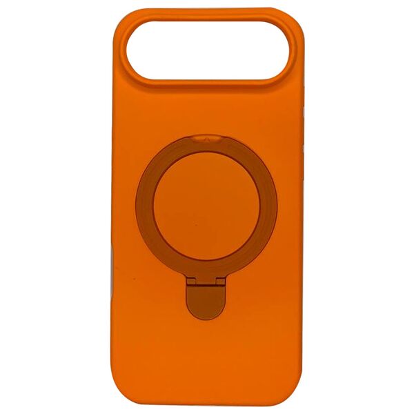 Чехол для iPhone 17 Air накладка кольцо-подставка Silicone Case Оранжевый