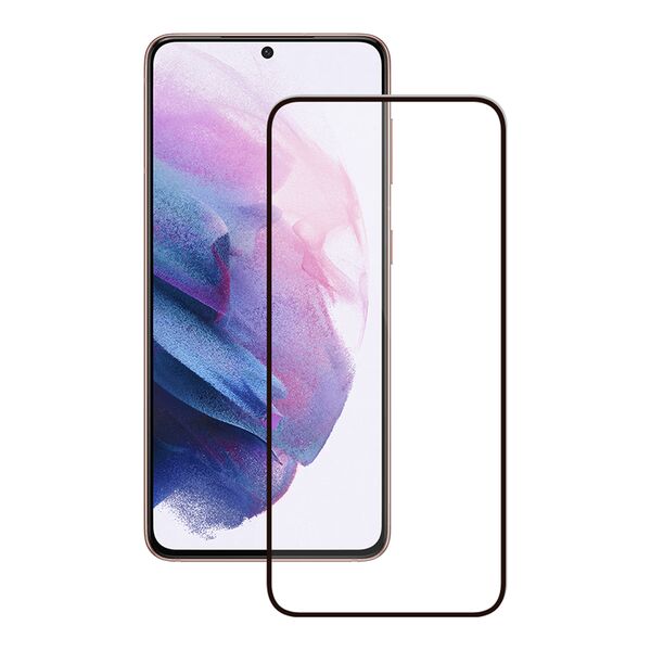 Защитное стекло Samsung S21 Plus 6D 9H Rinbo Черный