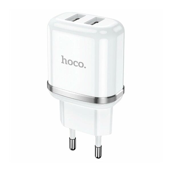 Зарядное устройство Hoco N4 2USB Белый