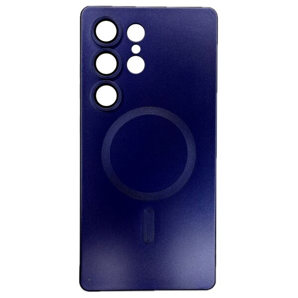 Чехол Samsung S25 Ultra накладка MagSafe Matte Синий
