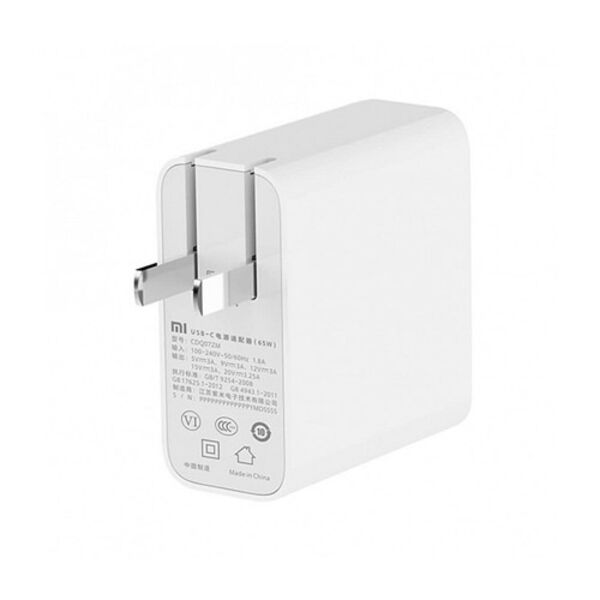 Зарядное устройство Xiaomi USB-C Power Adapter (65W) (CDQ07ZM) White