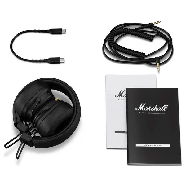 Наушники Bluetooth Marshall Major V полноразмерные Черный