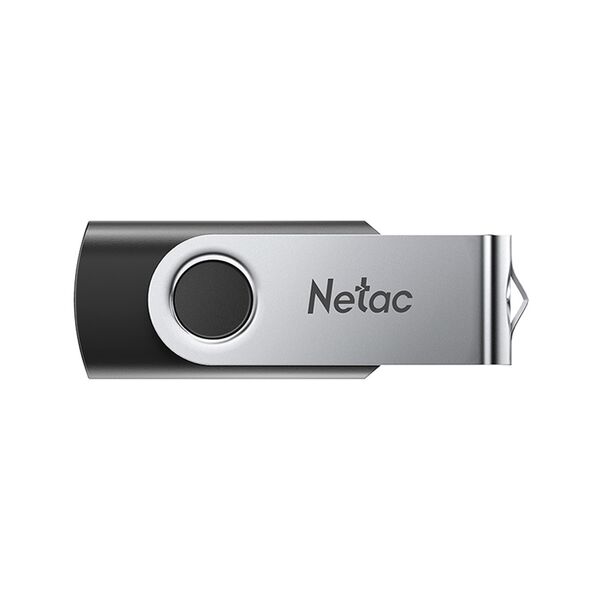 Флеш память USB 128Gb Netac U505 3.0 Черный/Серебро