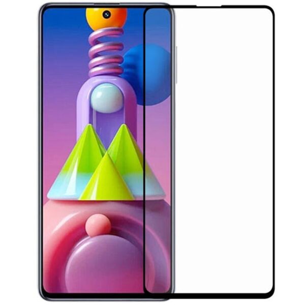 Защитное стекло Samsung M51/A73 6D 9H Rinbo Черный