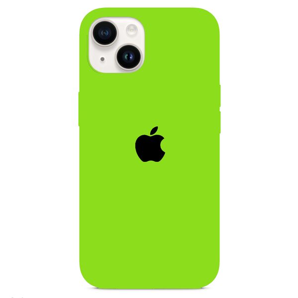 Чехол для iPhone 15 накладка Silicone Case Салатовый