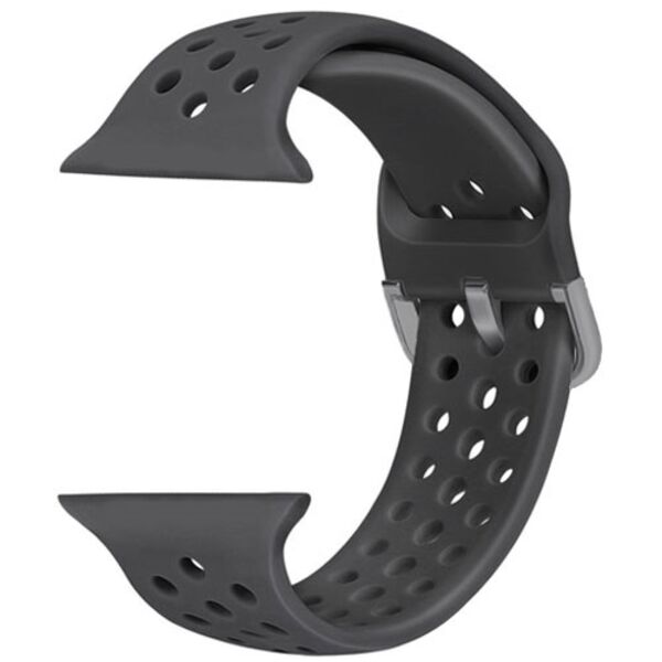 Ремешок для часов 20мм Nike силиконовый Черный