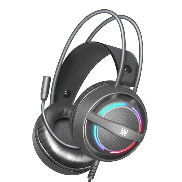 Наушники Defender Dexter полноразмерные с микрофоном Голубой/Черный