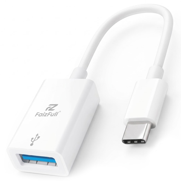 Переходник Type-C/OTG FaizFull FP21 3.0 Белый