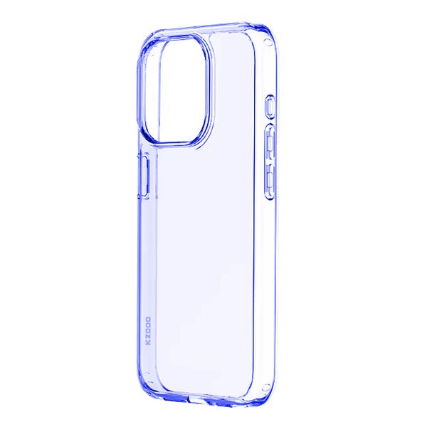 Чехол для iPhone 15 Pro накладка K-DOO GUARDIAN силиконовый Прозрачно-синий