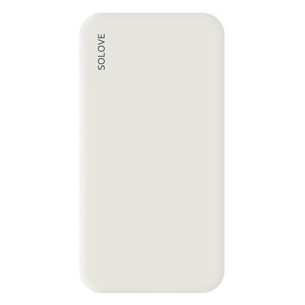 Внешний аккумулятор SOLOVE 001M+ Power Bank 10000mAh White