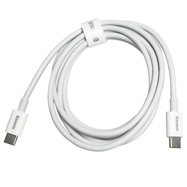 Кабель Type-C/Type-C Baseus CATYS-C02 100W 2м Белый