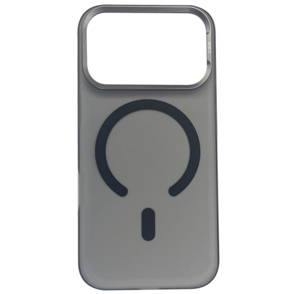 Чехол для iPhone 18 Pro/17 Pro накладка MagSafe URR матовый Прозрачно-черный