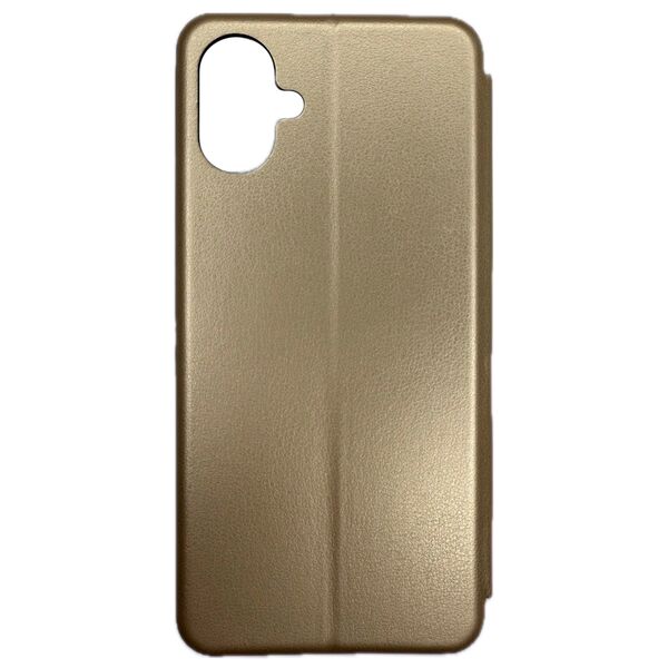 Чехол Samsung A07 книжка кожзам Золотой