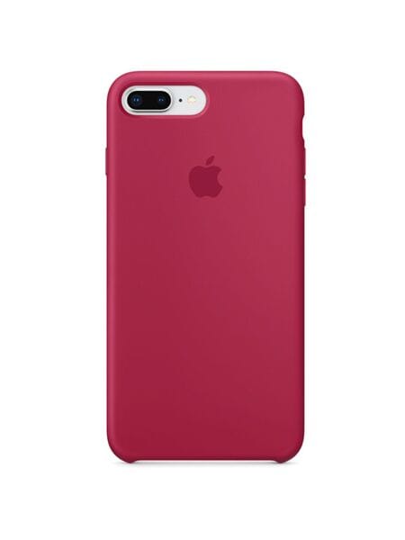 Чехол iPhone 7+/8+ накладка силиконовый Silicone Case Красная роза