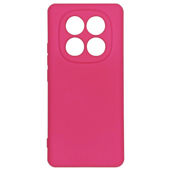 Чехол Xiaomi Redmi Note 14 Pro/Note 14 Pro Plus 5G/Poco X7 накладка Soft Touch Ярко-розовый