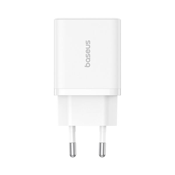 Зарядное устройство Baseus Cube Fast Charger USB-C+USB 20W Белый