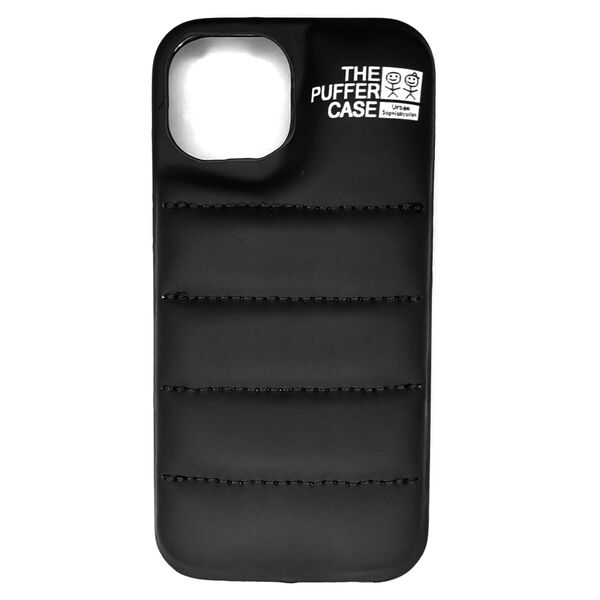 Чехол для iPhone 15 Pro Max Пуховик Черный