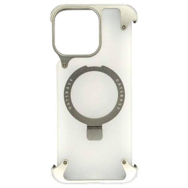 Чехол для iPhone 16 Pro Max рамка Movenchy Metal Серый