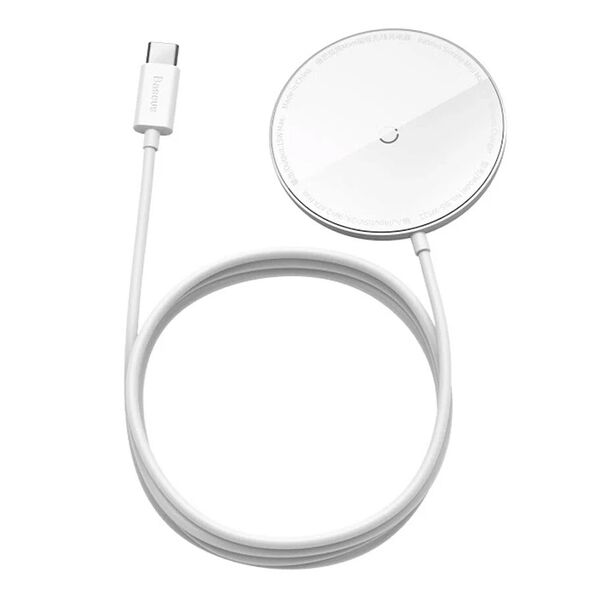 Зарядное устройство беспроводное Baseus Simple Mini3 15W Серебряный