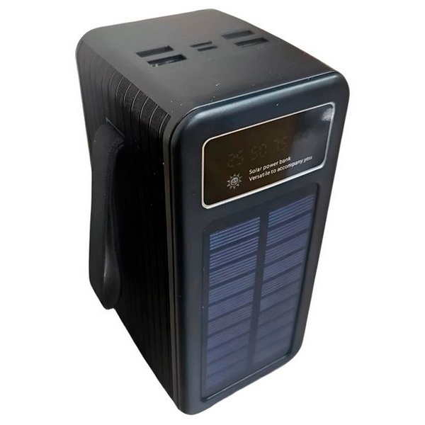 Внешний аккумулятор Hoco 100 000 mAh J270 + солнечная батарея Черный
