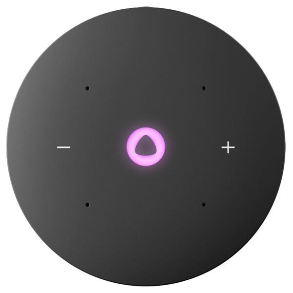 Колонка с голосовым помощником Яндекс Станция Мини 3 с часами YNDX-00027BLK Черная