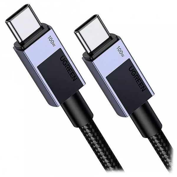 Кабель Type-C/Type-C Ugreen L512 100W 1м Серый