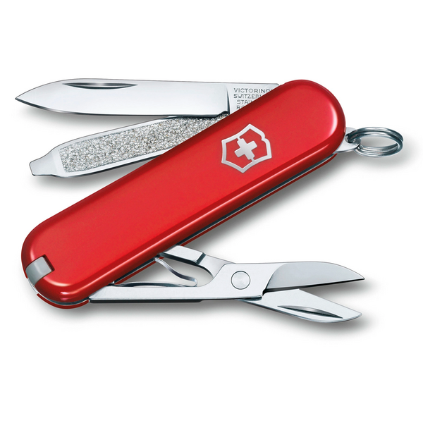 Нож перочинный Victorinox Classic SD Style Icon (0.6223.G) 58мм 7функц. Красный