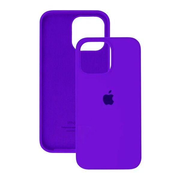 Чехол для iPhone 15 Pro Max накладка Silicone Case Фиолетовый