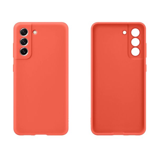 Чехол Samsung S22 накладка силиконовый Красный