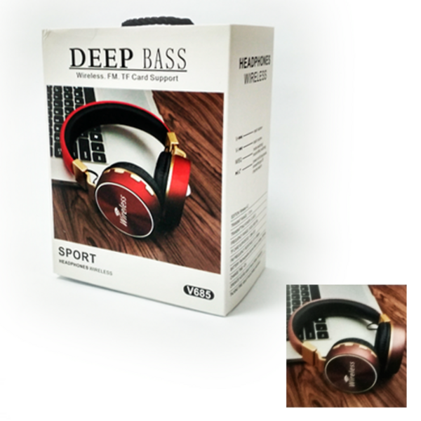 Наушники Bluetooth V685 полноразмерные Розовое золото (Уцененные)