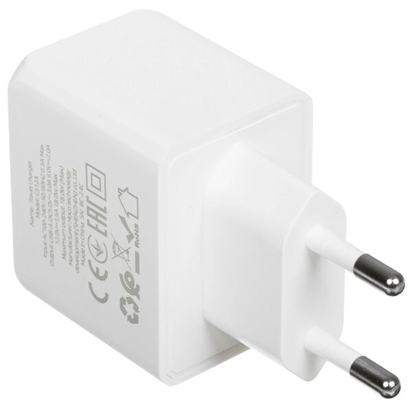 Зарядное устройство Hoco CS12A 18W USB Белый
