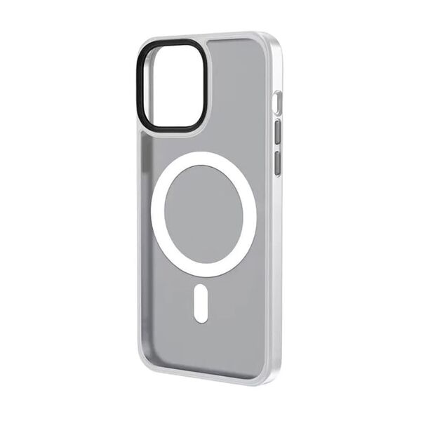 Чехол для iPhone 15 накладка MOSBROS Magsafe Белый